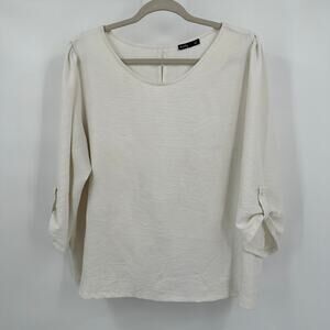 Red Sky Womens Top Size 42 US M Minimalist Neutral Scandi Slouchy Layering